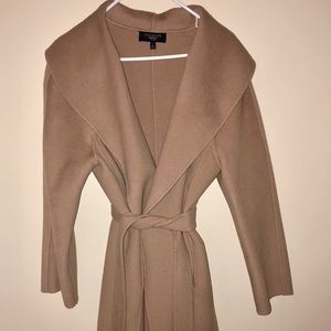 Talbots Camel Wool Overcoat